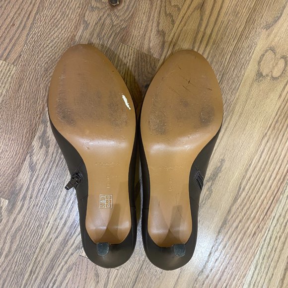 Genuine Leather Coach Ankle Boots - Picture 3 of 5